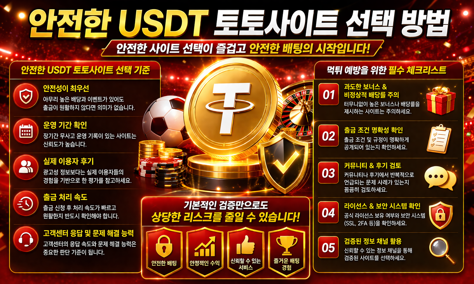 USDT 토토사이트 선택