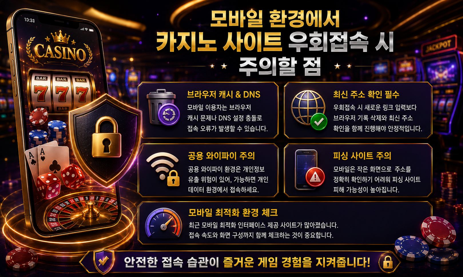 안전한 카지노 이용